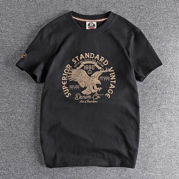 dresses summer new american retro shortsleeved oneck eagle printed tshirt men's fashion simple 100% cotton washed casual sport, Black;gray
dresses summer new american retro shortsleeved oneck eagle printed tshirt men's fashion simple 100% cotton washed casual sport, Black;gray
