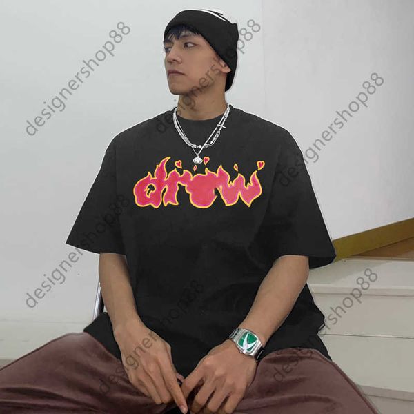men's t-shirts draw house flame fashion brand american summer cotton loose fit men's couple half sleeve short sleeve t-shirt ins, White;black
men's t-shirts draw house flame fashion brand american summer cotton loose fit men's couple half sleeve short sleeve t-shirt ins, White;black
