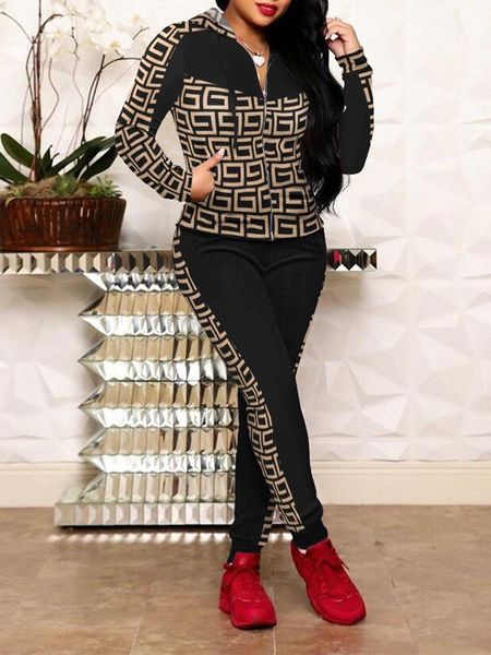 capris 2023 spring two piece sets womens geo print long sleeve zip up hooded & pants set outifits fashion tracksuits casual elegant, Black;white
capris 2023 spring two piece sets womens geo print long sleeve zip up hooded & pants set outifits fashion tracksuits casual elegant, Black;white