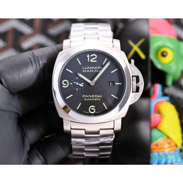 luxury mechanical watch panaral_swedish automatic mechanical movement sapphire mirror size 45m imported cowhide watchband aonl, Slivery;brown
luxury mechanical watch panaral_swedish automatic mechanical movement sapphire mirror size 45m imported cowhide watchband aonl, Slivery;brown