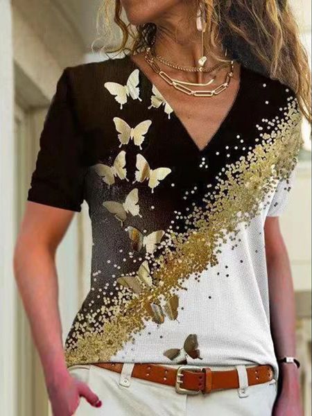 women's t-shirt summer women t shirt 3d flower print v-neck short sleeve blouse fashion plus size t-shirts for women clothing y2k femal, White
women's t-shirt summer women t shirt 3d flower print v-neck short sleeve blouse fashion plus size t-shirts for women clothing y2k femal, White