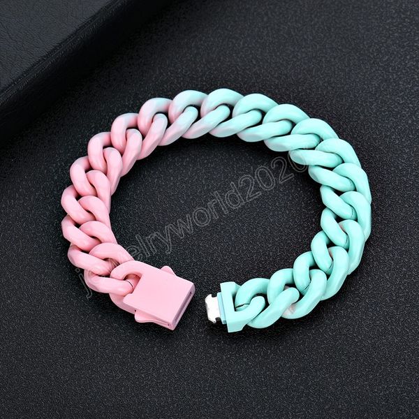 experience the perfect blend of style and durability with the stainless steel painted cuban bracelet a men wrist accessory, Golden;silver
experience the perfect blend of style and durability with the stainless steel painted cuban bracelet a men wrist accessory, Golden;silver