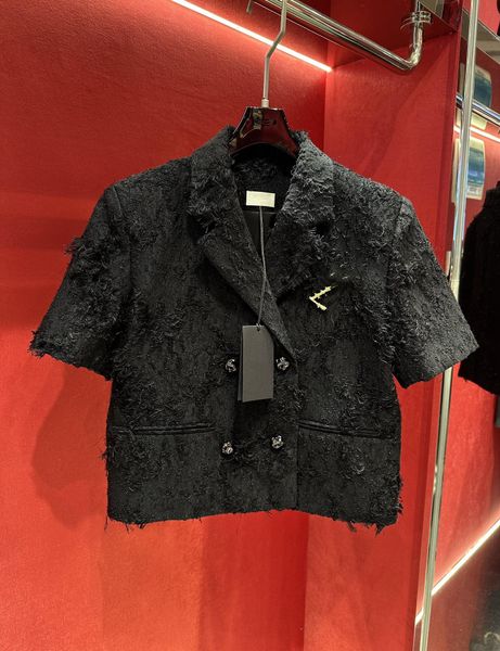 women's jackets) european designer jacket 2023 cut with beard small lapel short jacket, Black;brown
women's jackets) european designer jacket 2023 cut with beard small lapel short jacket, Black;brown