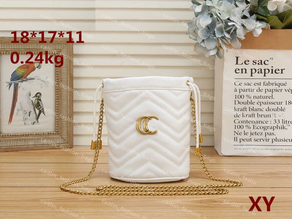designer bag women's fashion bucket bag lady casual golden chain handbag draw rope tie design shoulder bag classic white crossbody bag
designer bag women's fashion bucket bag lady casual golden chain handbag draw rope tie design shoulder bag classic white crossbody bag