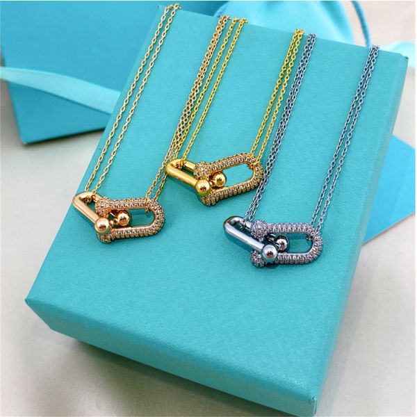horseshoe buckle u-cross necklace women's diamond double ring u-shaped double chain clavicle chain light luxury fashion net red pendant, Silver
horseshoe buckle u-cross necklace women's diamond double ring u-shaped double chain clavicle chain light luxury fashion net red pendant, Silver