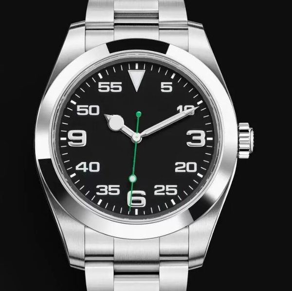 luxury men's air king watch new 126900 full condition black dial 40mm automatic mechanical movement water resistant watch asia 2813 mov, Slivery;brown
luxury men's air king watch new 126900 full condition black dial 40mm automatic mechanical movement water resistant watch asia 2813 mov, Slivery;brown
