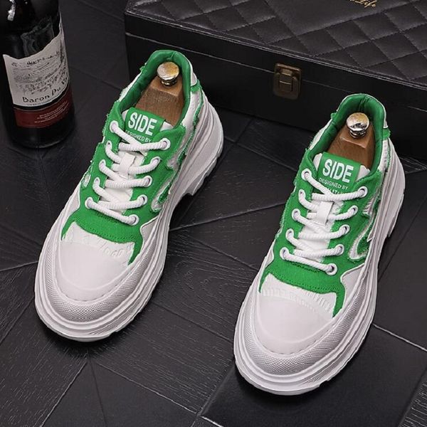 fashion brand thick soles men's shoes new cloth shoes korean version of the trend platform shoes men's small white shoes 1aa11, Black
fashion brand thick soles men's shoes new cloth shoes korean version of the trend platform shoes men's small white shoes 1aa11, Black