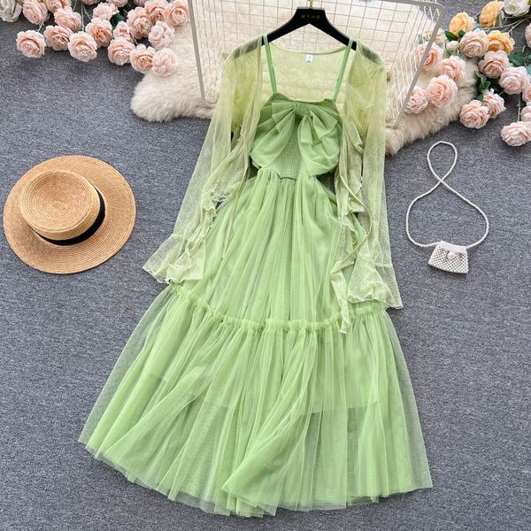 two piece dress basic casual dresses new fashion sets women's summer 2023 new fashion lace sunscreen shirt + sleeveless dress solid col, White
two piece dress basic casual dresses new fashion sets women's summer 2023 new fashion lace sunscreen shirt + sleeveless dress solid col, White