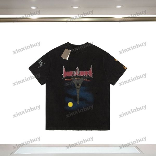 xinxinbuy men designer tee t shirt 23ss destroyed iron tower inkjet graffiti print short sleeve cotton women white black blue xs-2xl, Black;brown
xinxinbuy men designer tee t shirt 23ss destroyed iron tower inkjet graffiti print short sleeve cotton women white black blue xs-2xl, Black;brown