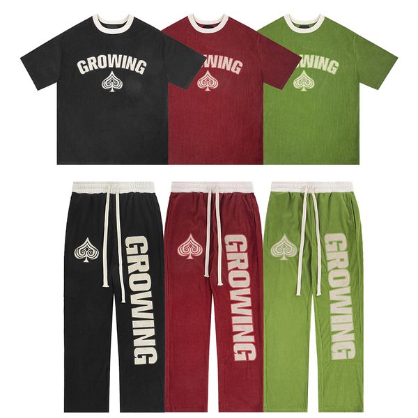men's tracksuits y2k baggy casual summer corduroy pants suit sets men's streetwear oversized cotton tracksuits crew neck short sle, Gray
men's tracksuits y2k baggy casual summer corduroy pants suit sets men's streetwear oversized cotton tracksuits crew neck short sle, Gray