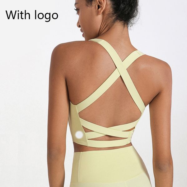 yoga outfits al logo women's sports underwear running beauty back shock-proof fitness bra yoga vest with chest pad, White;red
yoga outfits al logo women's sports underwear running beauty back shock-proof fitness bra yoga vest with chest pad, White;red