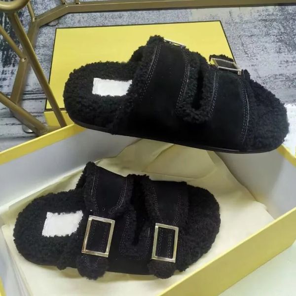 winter men slipper fashion lazy letter belt buckle women designer shoes platform lady cartoon plush slippers man keep warm wool, Black
winter men slipper fashion lazy letter belt buckle women designer shoes platform lady cartoon plush slippers man keep warm wool, Black
