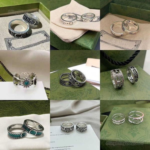luxury designer extravagant brand letter band rings 18k gold plated open ring fashion women men turquoise crystal metal jewelry, Silver
luxury designer extravagant brand letter band rings 18k gold plated open ring fashion women men turquoise crystal metal jewelry, Silver
