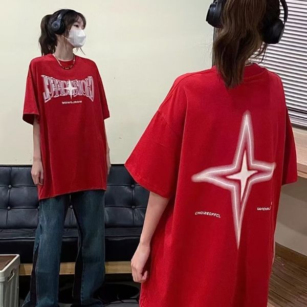 womens tshirt kpop streetwear red short sleeve t shirts oversized y2k vintage letter star t shirts hippie harajuku black tees women clothing, White
womens tshirt kpop streetwear red short sleeve t shirts oversized y2k vintage letter star t shirts hippie harajuku black tees women clothing, White