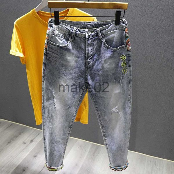 men's jeans street fashion men jeans elastic slim ripped harlan jeans men embroidery hip hop denim pants cowboy trousers men spring clo, Blue
men's jeans street fashion men jeans elastic slim ripped harlan jeans men embroidery hip hop denim pants cowboy trousers men spring clo, Blue