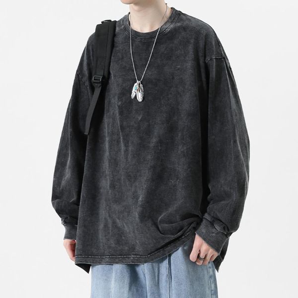 raincoats american retro t shirts men oversized tshirt women loose long sleeve shirt vintage hip hop y2k style men's streetwear plus si, Black
raincoats american retro t shirts men oversized tshirt women loose long sleeve shirt vintage hip hop y2k style men's streetwear plus si, Black