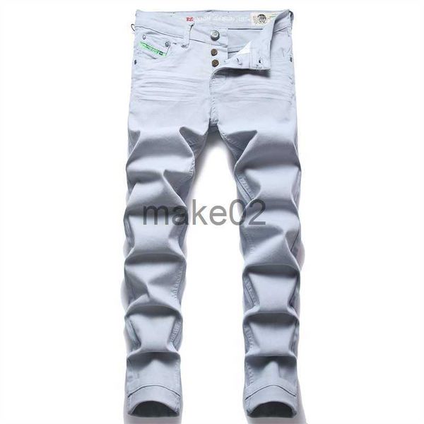 men's jeans solid color men's fashion slim stretch jeans high street casual streetwear autumn hip hop midwaisted trousers x0710, Blue
men's jeans solid color men's fashion slim stretch jeans high street casual streetwear autumn hip hop midwaisted trousers x0710, Blue