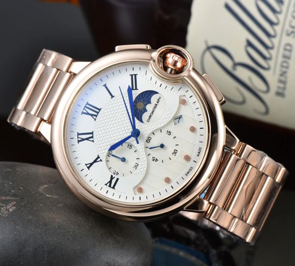 2022 men's luxury stone and multi-functional men's fashion trend watch, Slivery;brown
2022 men's luxury stone and multi-functional men's fashion trend watch, Slivery;brown