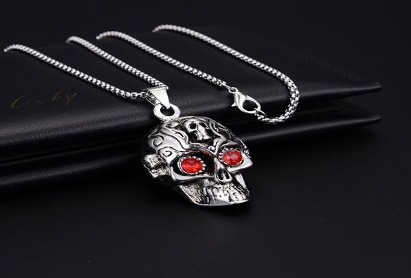 the same kind of men039s tiktok stainless steel red eye skull necklace alloy does not fade6844162, Silver
the same kind of men039s tiktok stainless steel red eye skull necklace alloy does not fade6844162, Silver