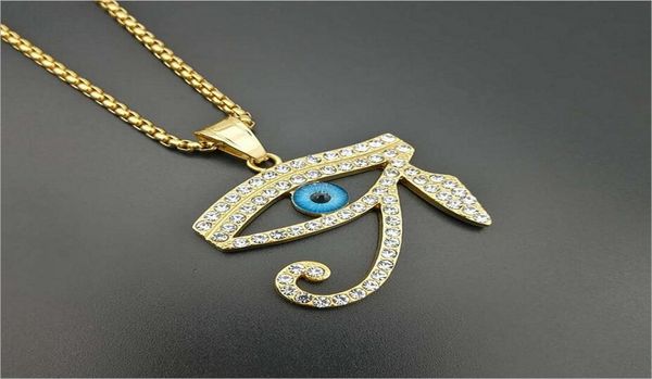 men vintage egypt the eye of horus pendant necklaces fashion stainless steel with rhinestone hip hop necklace male jewelry gifts7289265, Silver
men vintage egypt the eye of horus pendant necklaces fashion stainless steel with rhinestone hip hop necklace male jewelry gifts7289265, Silver