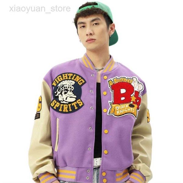 men's jackets american baseball uniform hip hop patchwork vintabe varsity jacket men streetwear bomber oversize women embroidery purple, Black;brown
men's jackets american baseball uniform hip hop patchwork vintabe varsity jacket men streetwear bomber oversize women embroidery purple, Black;brown