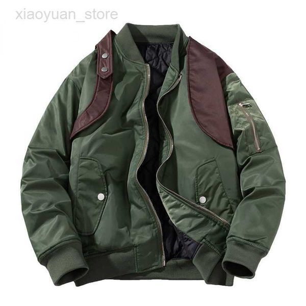 men's jackets winter men's pilot thickened baseball uniform fake two pieces loose casual jacket men's military tactical warmt, Black;brown
men's jackets winter men's pilot thickened baseball uniform fake two pieces loose casual jacket men's military tactical warmt, Black;brown