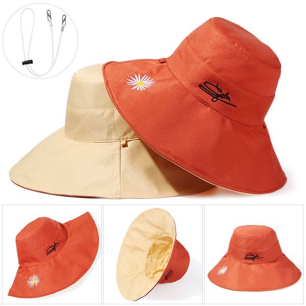 stingy brim hats daisies doublesided bucket hat cotton foldable portable fisherman cap with wind rope women outdoor sun beach 230710, Blue;gray
stingy brim hats daisies doublesided bucket hat cotton foldable portable fisherman cap with wind rope women outdoor sun beach 230710, Blue;gray