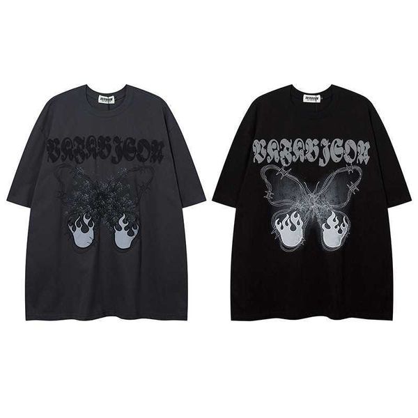 stussys american style ins high street dark fashion brand trendy street butterfly foam letter patch short sleeved t-shirt half sleeve, White;black
stussys american style ins high street dark fashion brand trendy street butterfly foam letter patch short sleeved t-shirt half sleeve, White;black