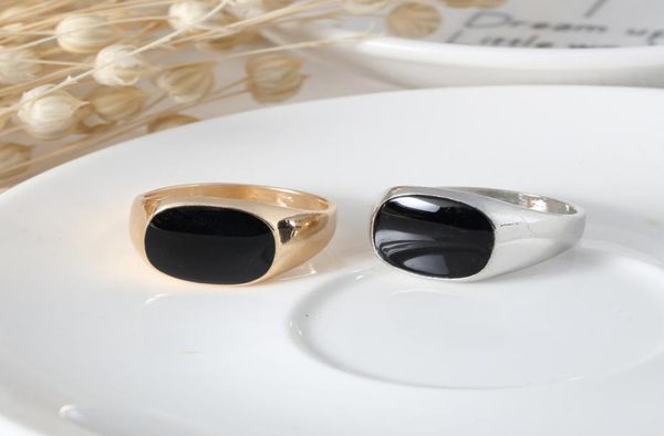 new fashion size 712 vintage classic goldsilver color mens jewelry enamel black rings for men a47203506465, Golden;silver
new fashion size 712 vintage classic goldsilver color mens jewelry enamel black rings for men a47203506465, Golden;silver