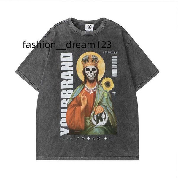 high street short sleeve t-shirt west coast hip hop streetwear washed old spoof skull dark half sleeve men's clothes y2k, White;black
high street short sleeve t-shirt west coast hip hop streetwear washed old spoof skull dark half sleeve men's clothes y2k, White;black