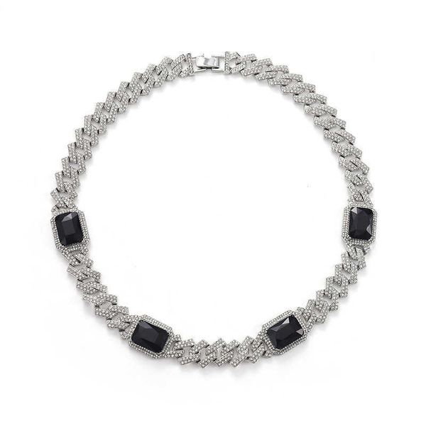 hip hop 4 15mm colorful jewelry cuban chain full diamond personalized hiphop necklace 230628, Silver
hip hop 4 15mm colorful jewelry cuban chain full diamond personalized hiphop necklace 230628, Silver