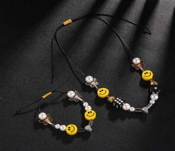 link asap rocky wu yifan same hip hop personality dice pearl butterfly skull smile necklace9213176, Silver
link asap rocky wu yifan same hip hop personality dice pearl butterfly skull smile necklace9213176, Silver