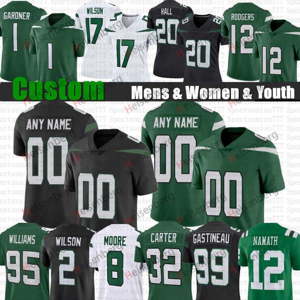 ahmad sauce gardner aaron rodgers custom football jersey breece hall garrett wilson jermaine johnson new yorks jetes allen lazard quinnen wi, Black;red
ahmad sauce gardner aaron rodgers custom football jersey breece hall garrett wilson jermaine johnson new yorks jetes allen lazard quinnen wi, Black;red