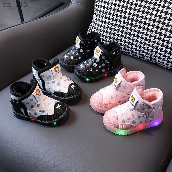 new winter fashion boots for girls size 21-30 led children' luminous glowing sneakers kids casual shoes sport plush round toe l230518, Black;grey
new winter fashion boots for girls size 21-30 led children' luminous glowing sneakers kids casual shoes sport plush round toe l230518, Black;grey