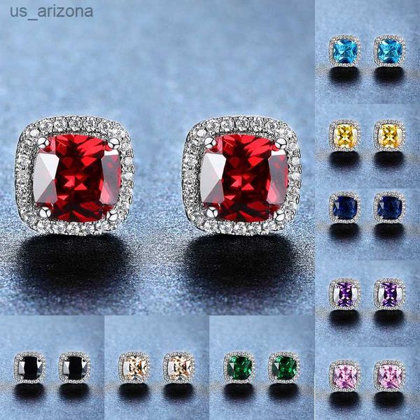 simple female rainbow crystal jewelry charm silver color small stud earrings luxury square zirconia wedding earrings for women l230620, Golden;silver
simple female rainbow crystal jewelry charm silver color small stud earrings luxury square zirconia wedding earrings for women l230620, Golden;silver