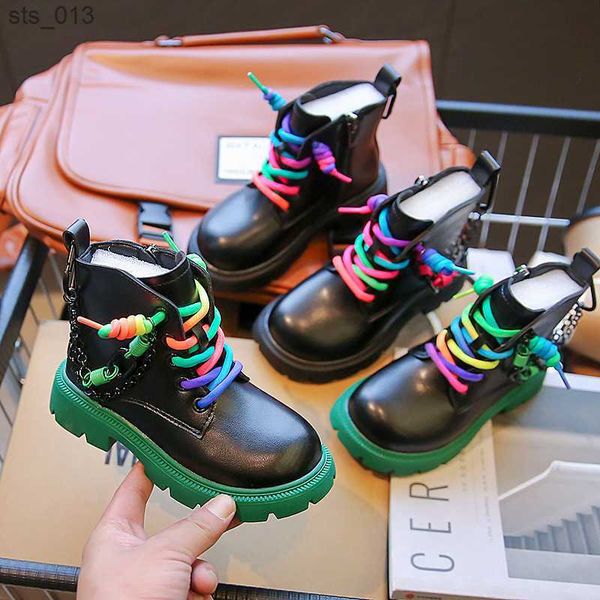 child fashion colorful rope girls ankle boots autumn and winter boys non-slip leather boots plus fleece warm cotton dropshipping l230518, Black;grey
child fashion colorful rope girls ankle boots autumn and winter boys non-slip leather boots plus fleece warm cotton dropshipping l230518, Black;grey