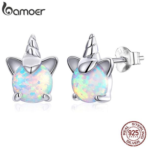 parkas bamoer opal unicorn stud earrings for girl sterling sier hypoallergenic earings fashion cute jewelry sce737, Black
parkas bamoer opal unicorn stud earrings for girl sterling sier hypoallergenic earings fashion cute jewelry sce737, Black