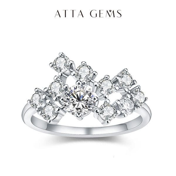 with side stones attagems ring d color 1 5ct excellent round shape 5mm 925 18k real engagement wedding rings for women fine jewelry 230710, Silver
with side stones attagems ring d color 1 5ct excellent round shape 5mm 925 18k real engagement wedding rings for women fine jewelry 230710, Silver