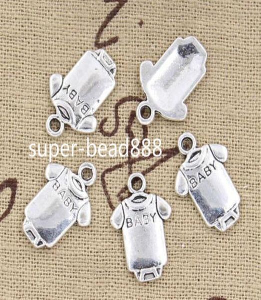 200pcs 1712mm vintage antique silver baby clothes charms pendant for jewelry making4810136, Bronze;silver
200pcs 1712mm vintage antique silver baby clothes charms pendant for jewelry making4810136, Bronze;silver