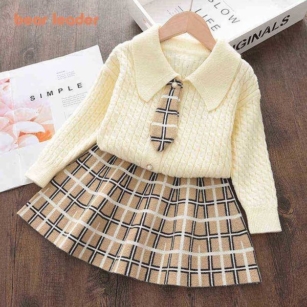 sets bear leader baby girl winter clothes new set two-piece plaid knitted thick warm sweater skirt children clothing suit y220310 l230710, White
sets bear leader baby girl winter clothes new set two-piece plaid knitted thick warm sweater skirt children clothing suit y220310 l230710, White