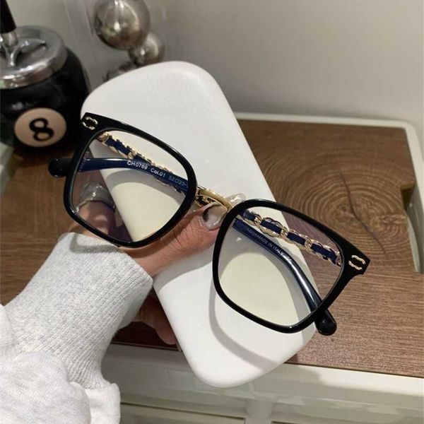 sunglasses 2023 new xiaoxiang same ch0769 chain large box black plain eyeglass plate myopia prevention blue light couple, White;black
sunglasses 2023 new xiaoxiang same ch0769 chain large box black plain eyeglass plate myopia prevention blue light couple, White;black