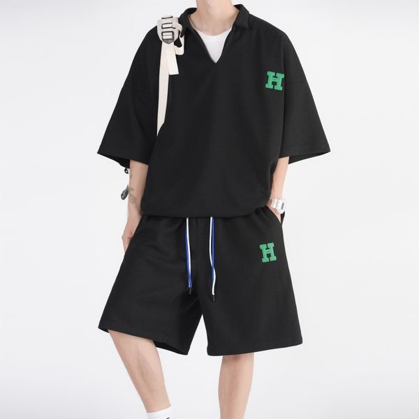 mens tracksuits 5xl summer tracksuit waffle fabric breathable casual tshirt and shorts two piece set for fashion men clothing 230707, Gray
mens tracksuits 5xl summer tracksuit waffle fabric breathable casual tshirt and shorts two piece set for fashion men clothing 230707, Gray