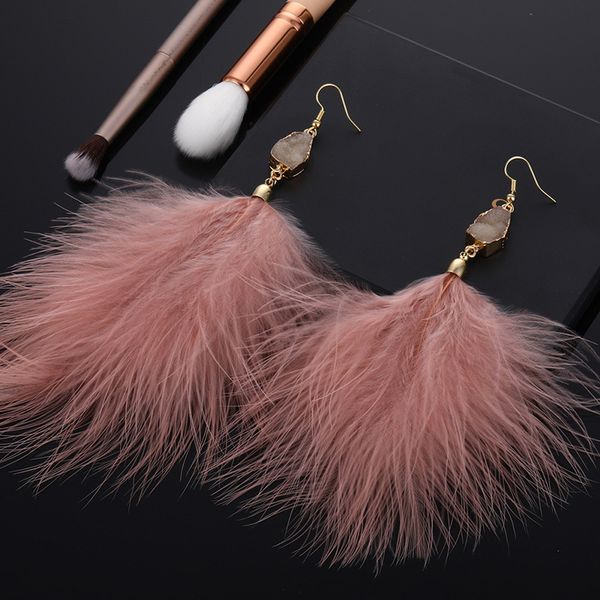 stud long crystal tassel dangle drop earrings jewelry for women bohemian plush feather wedding gifts 230710, Golden;silver
stud long crystal tassel dangle drop earrings jewelry for women bohemian plush feather wedding gifts 230710, Golden;silver