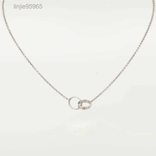 new classic design double loop charms pendant love necklace for women girls 316l steel wedding jewelry collares collier 11111111, Silver
new classic design double loop charms pendant love necklace for women girls 316l steel wedding jewelry collares collier 11111111, Silver