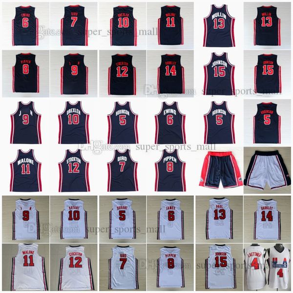 1992 dream team retro basketball jerseys robinson drexler pippen bird malone stockton mullin johnson barkley laettner jersey, Black;red
1992 dream team retro basketball jerseys robinson drexler pippen bird malone stockton mullin johnson barkley laettner jersey, Black;red