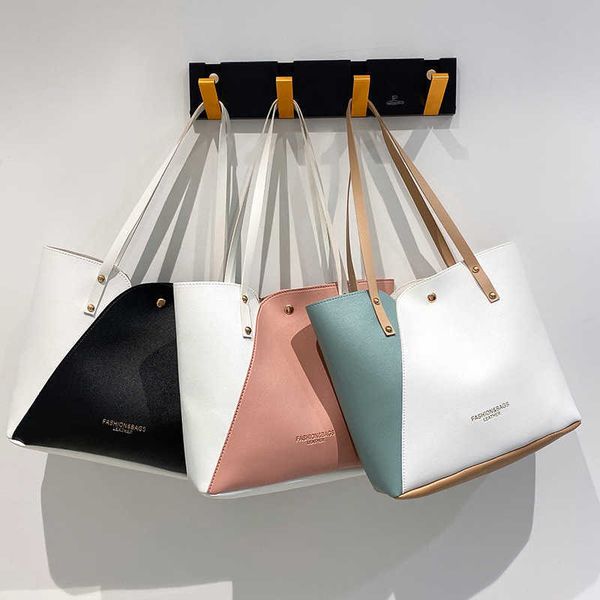 tot bag hand bags new niche design candy color splicing bag shopping bag single shoulder bag
tot bag hand bags new niche design candy color splicing bag shopping bag single shoulder bag