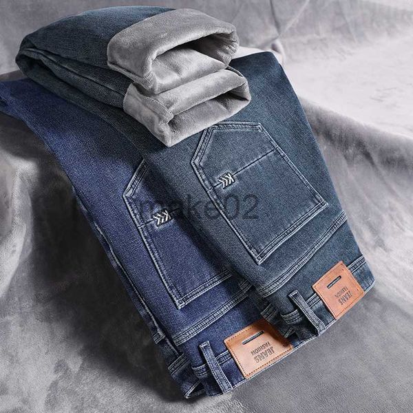men's jeans winter new men fleece jeans business casual stretch fitted straight denim cowboy dent trousers male classic thick warm pant, Blue
men's jeans winter new men fleece jeans business casual stretch fitted straight denim cowboy dent trousers male classic thick warm pant, Blue