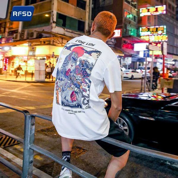 stussys rfsd | 2023 summer new harajuku style kirin printed t-shirt men's china-chic loose fashion brand half sleeve short sleeve, White;black
stussys rfsd | 2023 summer new harajuku style kirin printed t-shirt men's china-chic loose fashion brand half sleeve short sleeve, White;black
