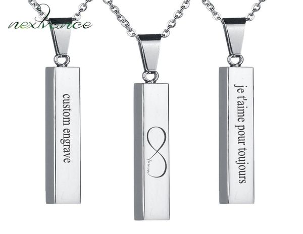 nextvance custom square strip pendant necklace engraved name bar necklace for women men personalized gift geometric jewelry8825712, Silver
nextvance custom square strip pendant necklace engraved name bar necklace for women men personalized gift geometric jewelry8825712, Silver