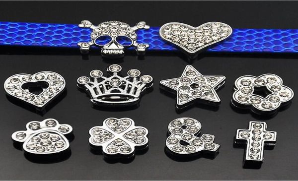 instock clearance 100pcslot diy slide mixed design with rhinestone charms for 10mm diy leather wristband bracelet7272479, Bronze;silver
instock clearance 100pcslot diy slide mixed design with rhinestone charms for 10mm diy leather wristband bracelet7272479, Bronze;silver